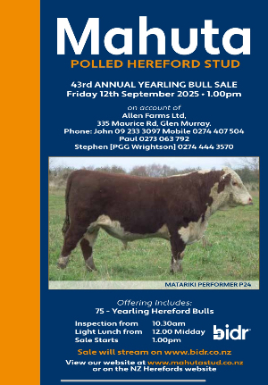Mahuta Hereford Annual Bull Sale Catalogue 2025